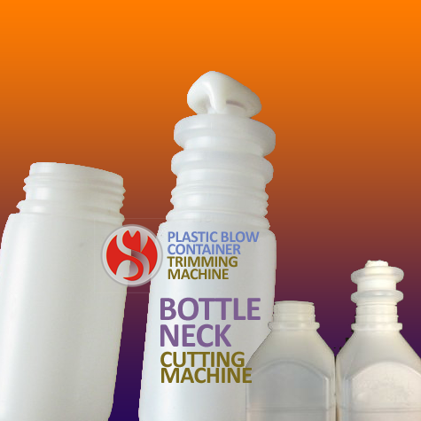 Plastic Blow Container Trimming Machine Bottle Neck Cutting Machine SPM Consultant Special Purpose Machine. Signature Machine SPM from SPM Consultant for Bottle Neck Cutting